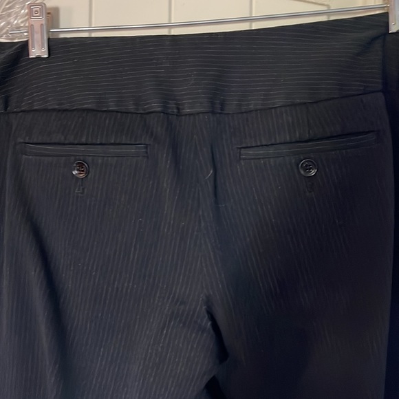 Comfortable black striped dress pants by Express Design Studio - Picture 6 of 6